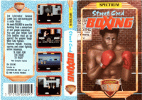 Street Cred Boxing ZX Spectrum US box art